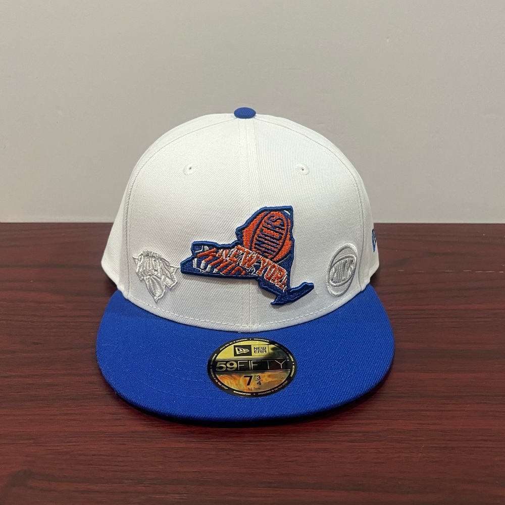 New Era, 59Fifty Fitted Hat, New York Knicks, State Map